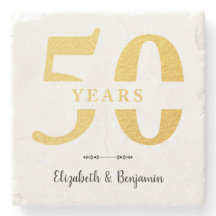 Cadeau personnalisé de noces d'or pour 50e anniver