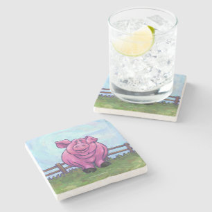 Dessous-de-verre En Pierre Cadeaux et accessoires de cochon