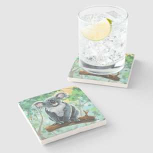 Dessous-de-verre En Pierre Cadeaux et accessoires Koala Bear