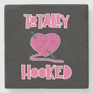 Dessous-de-verre En Pierre Cadeaux Tricots de crochettage