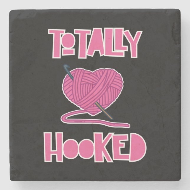 Dessous-de-verre En Pierre Cadeaux Tricots de crochettage (Devant)