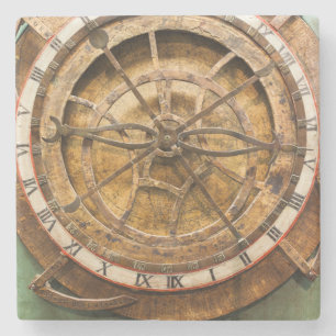 Dessous-de-verre En Pierre Cadran de montre antique, Allemagne