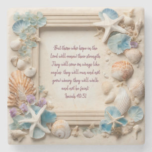 Dessous-de-verre En Pierre Cadre Seashell Dreams