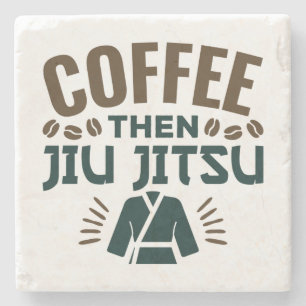 Dessous-de-verre En Pierre Café Alors Jiu Jitsu BJJ Jiujitsu