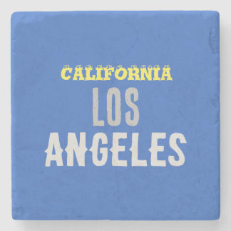 Dessous-de-verre En Pierre Californie Los Angeles City USA Retro Vintage