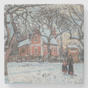 Dessous-de-verre En Pierre Camille Pissarro - Châtaigniers à Louveciennes