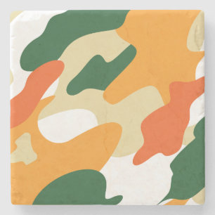 Dessous-de-verre En Pierre camouflage