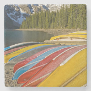 Dessous-de-verre En Pierre Canada, Alberta, Parc national de Banff, Moraine