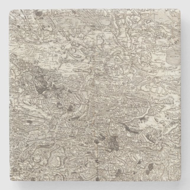 Dessous-de-verre En Pierre Carcassonne (Devant)