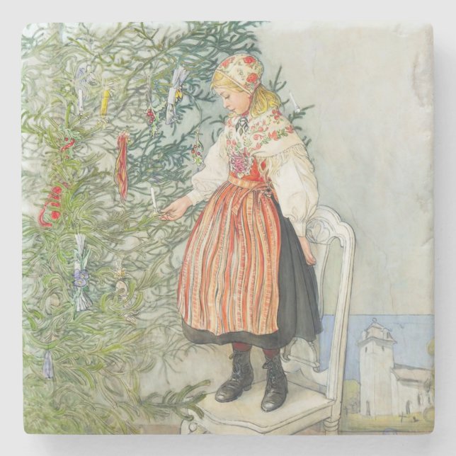 Dessous-de-verre En Pierre Carl Larsson Christmas Tree (Devant)