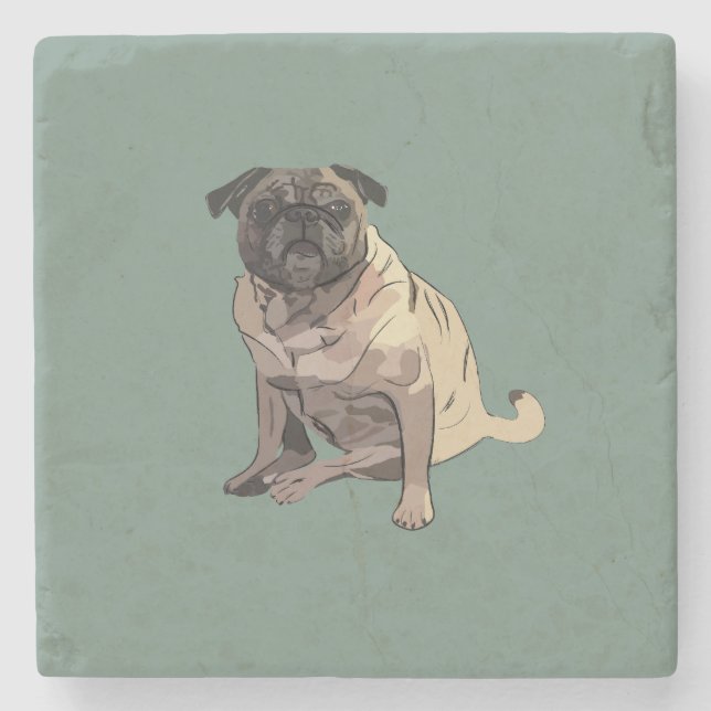 Dessous-de-verre En Pierre Carlin (Devant)
