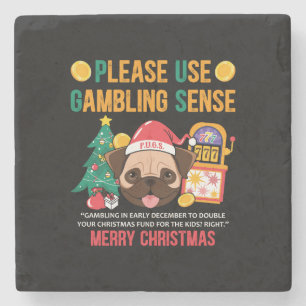 Dessous-de-verre En Pierre Carlins Cadeaux de Noël Le Conseiller Canin