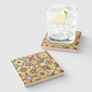 Dessous-de-verre En Pierre Carrelage méditerranéen, Carreaux d'encre d'alcool