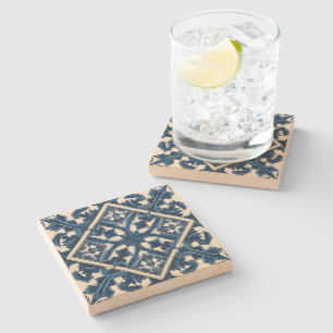 Dessous-de-verre En Pierre Carrelage méditerranéen, Portugais, Azulejo, Majol