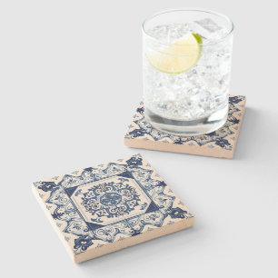 Dessous-de-verre En Pierre Carrelage méditerranéen, Portugais, Azulejo, Majol