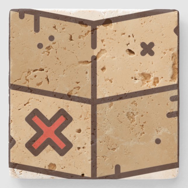 Dessous-de-verre En Pierre carte (Devant)