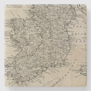 Dessous-de-verre En Pierre Carte de l'Irlande