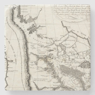 Dessous-de-verre En Pierre Carte du Missouri