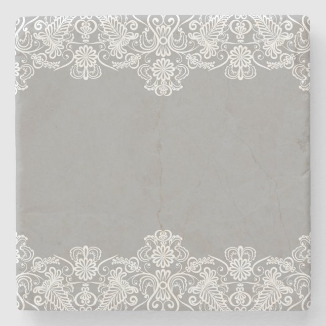 Dessous-de-verre En Pierre Carte Mariage (Devant)