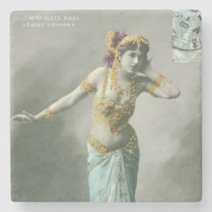 Dessous-de-verre En Pierre Carte postale vintage Mata Hari