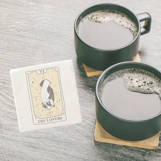 Dessous-de-verre En Pierre Cartes Tarot | FÊTE DES MARIÉES | MARIAGE | Neutre (Créateur téléchargé)