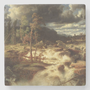 Dessous-de-verre En Pierre Cascade en Suède (par Marcus Larson)