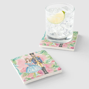 Dessous-de-verre En Pierre Casse-noisette aquarelle et Noël Clara