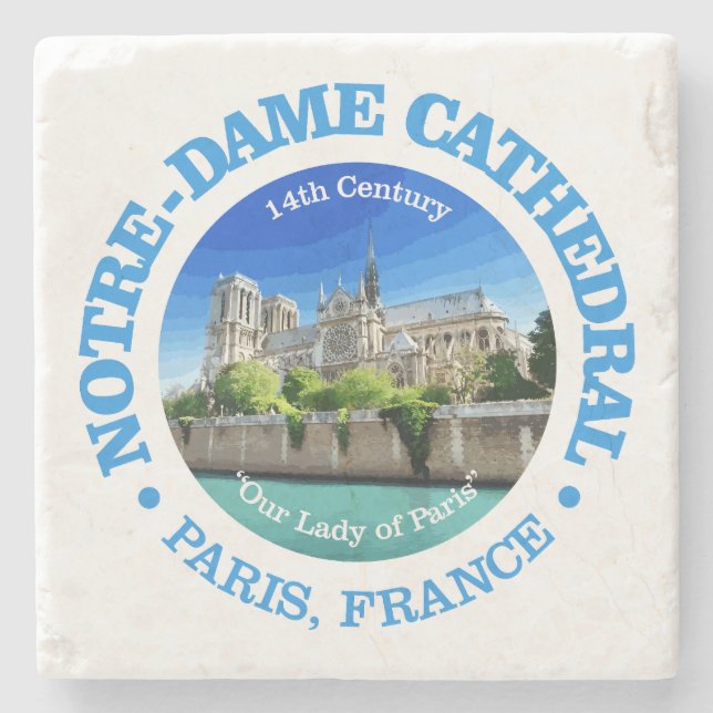 Dessous-de-verre En Pierre Cathédrale Notre-Dame (e) (Devant)