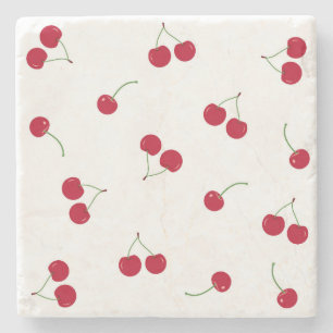 Dessous-de-verre En Pierre Cerises Cerises