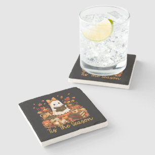 Dessous-de-verre En Pierre C'est la saison Gentil Fantôme Livre de Lecture Au