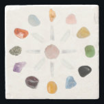 Dessous-de-verre En Pierre *~* Chakra Crystal Energy Gemstone Marble<br><div class="desc">Dessous de verre en pierre de marbre pour booster votre énergie chargée de pierres précieuses. * Crystal Grid Chakra Crystal Energy Gemstone Vibes Les pierres et cristaux de pierres précieuses chargées d'énergie sont : Points de quartz clairs, Quartz Rose, Garnet, Calcite Bleue, Onyx Noir, Pyrite, Peridot, Améthyste, Agate de dentelle...</div>