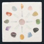 Dessous-de-verre En Pierre *~* Chakra Crystal Energy Gemstone Marble<br><div class="desc">Dessous de verre en pierre de marbre pour booster votre énergie chargée de pierres précieuses. * Crystal Grid Chakra Crystal Energy Gemstone Vibes Les pierres et cristaux de pierres précieuses chargées d'énergie sont : Points de quartz clairs, Quartz Rose, Garnet, Calcite Bleue, Onyx Noir, Pyrite, Peridot, Améthyste, Agate de dentelle...</div>