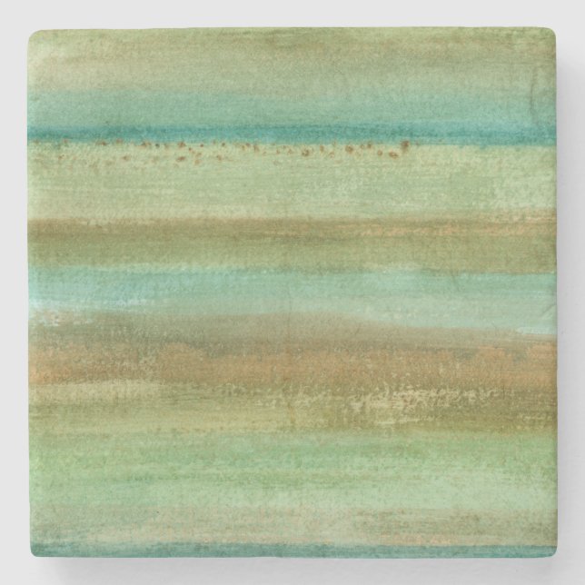 Dessous-de-verre En Pierre Champs au printemps I (Devant)