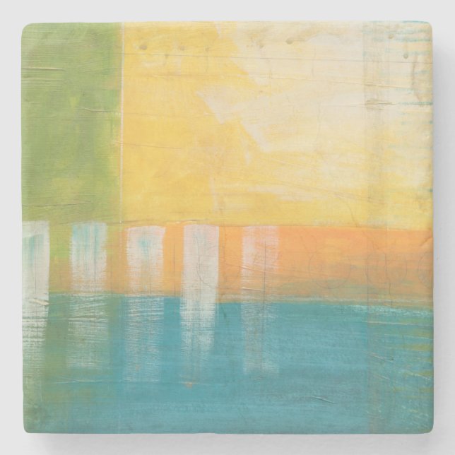 Dessous-de-verre En Pierre Champs Citrus I (Devant)