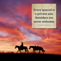 Chaque querelle | Sagesse de Cowboy | Devis Sud