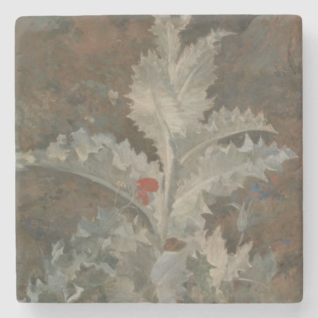 Dessous-de-verre En Pierre Chardon (par John Crome) (Devant)