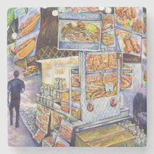 Dessous-de-verre En Pierre Charge de travail artistique extraordinaire