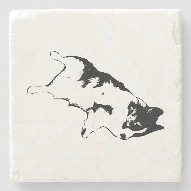 Dessous-de-verre En Pierre Charme à l'envers (Devant)