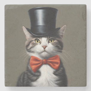 Dessous-de-verre En Pierre Chat victorien
