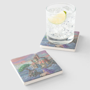 Dessous-de-verre En Pierre Château de la Sirène