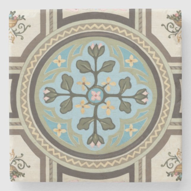 Dessous-de-verre En Pierre Chateau Panel II (Devant)