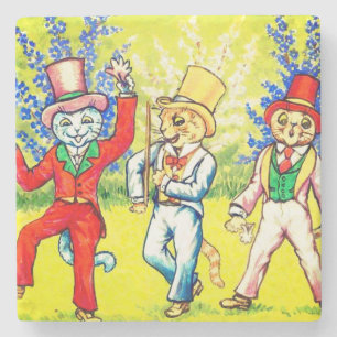 Dessous-de-verre En Pierre Chats dansants