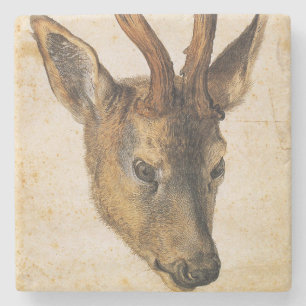 Dessous-de-verre En Pierre Chef d'un Stag (Faune) (par Albrecht Durer)
