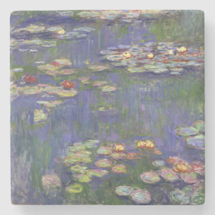 Dessous-de-verre En Pierre Chefs-d'œuvre de peinture de Nymphéas de Monet