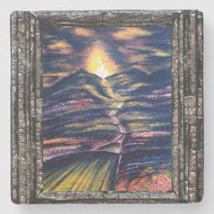 Dessous-de-verre En Pierre Chemin de vie