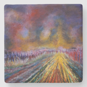 Dessous-de-verre En Pierre Chemin pourpre