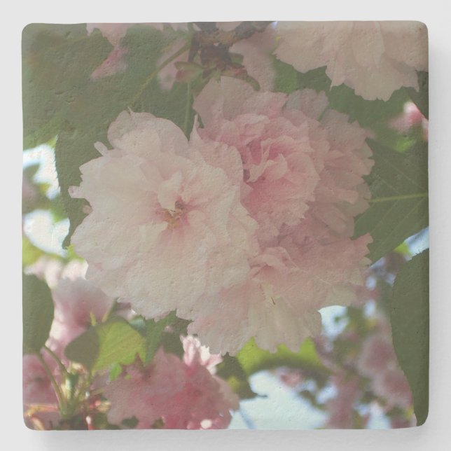 Dessous-de-verre En Pierre Cherry Tree I Spring Floral (Devant)