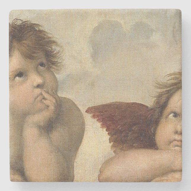 Dessous-de-verre En Pierre Chérubins Anges Raphaël (Devant)