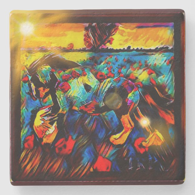 Dessous-de-verre En Pierre Cheval frais 01-01 (Devant)