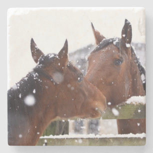 Dessous-de-verre En Pierre Cheval Lover